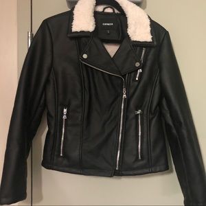 Sherpa lined Motorcycle Jacket